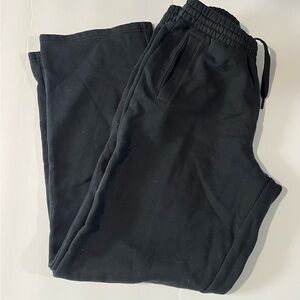 Puma Black Men's Jogger Sweatpants with Drawstring Waist